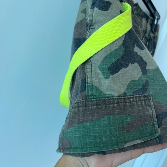 Furst of a Kind Camo Mini Skirt w/ Neon Straps & Name Patch - Picture 3 of 10